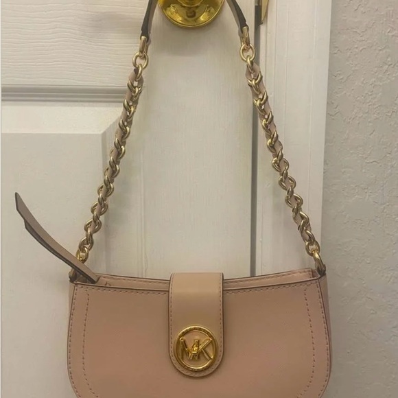 Michael Micheal Kors Pink Leather Shoulder Bag